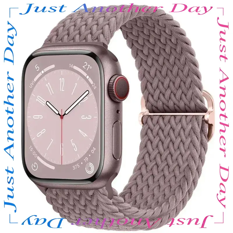Braided Elastic Apple Watch Band – Stretch Strap (38–49mm, Series & Ultra) Braided Elastic Apple Watch Band – Stretch Strap (38–49mm, Series & Ultra)