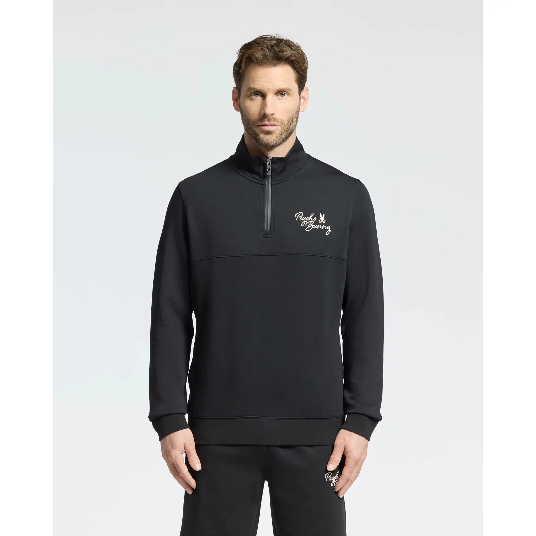 MENS DESERT 1/4 MOCK ZIP - B6S488F200