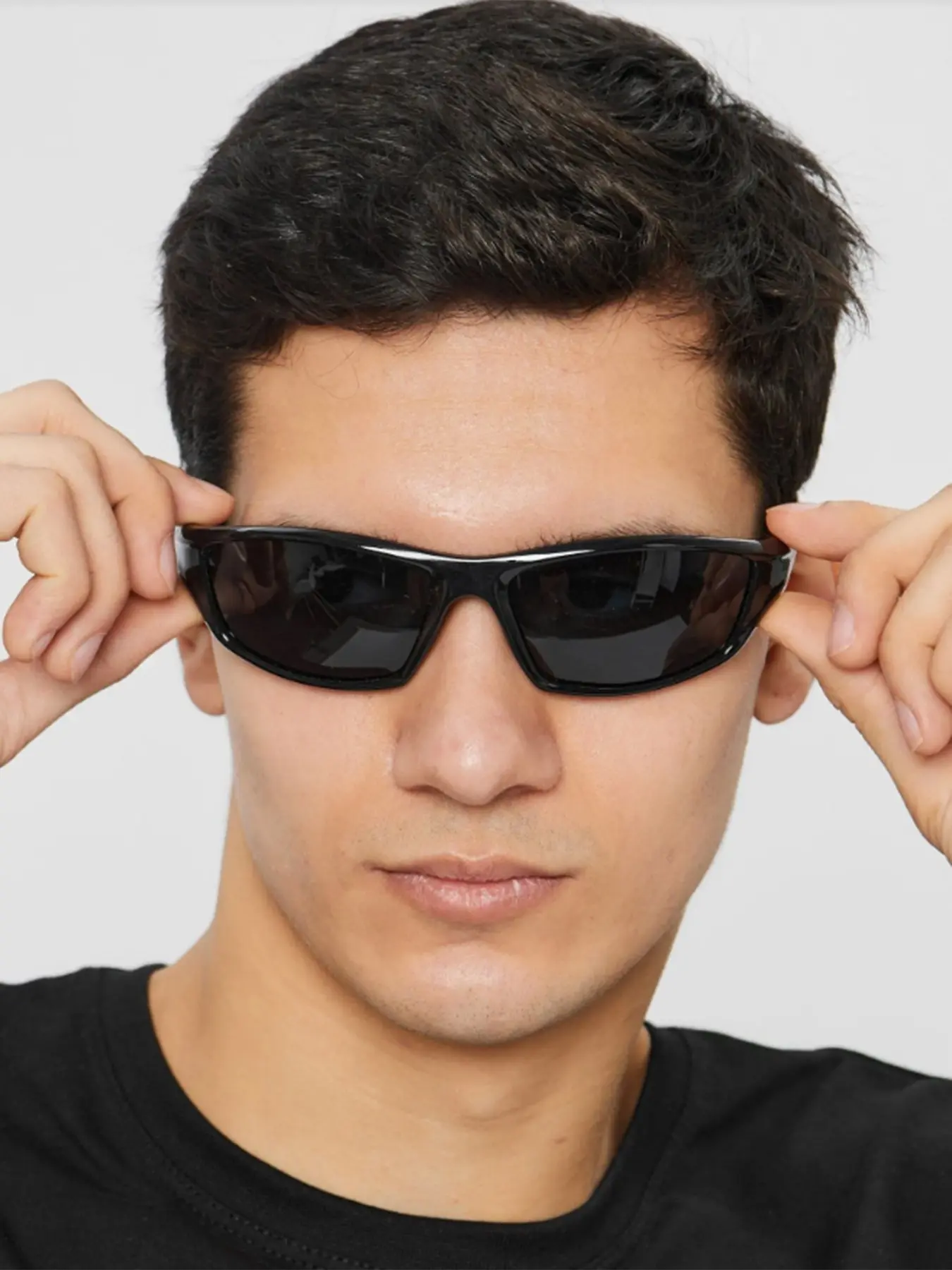 Men's Fashion Running Glasses, Marathon Sports Eyewear, European and American Style, Comfortable Fit, Durable Design