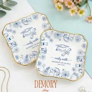 2026 Graduation Gift, Personalized Graduation Jewelry Dish, Class Of 2026 Gift, Graduation Trinket Dish, Graduation Party Gift, Memorial Gift