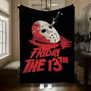 Friday the 13th (10) Printed plush blankets are suitable for all seasons, soft and comfortable for sofas, mattresses, offices, outdoor use, camping, travel, and home use. Perfect for Black Fr