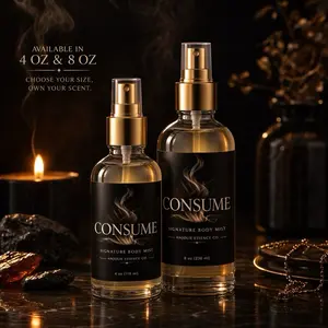 Consume Signature Room Fragrance Spray – Warm Vanilla & Soft Woods Atmosphere Mist (8 oz)