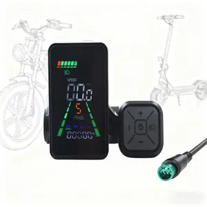 L5 5pin Electric Bicycle Display, Waterproof Shockproof Dustproof, Affordable and Practical, Suitable for Fat Tyre Bikes