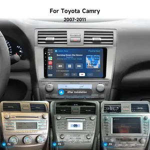 Dasaita Android 13 Car Stereo for Toyota Camry 2007-2011 with Wireless Carplay & Android Auto, 9" Touch Screen Radio, GPS Navigation, Bluetooth 5.0, Head Unit, 6G RAM 64G ROM, 4G LTE, 5G WiFi, DTS