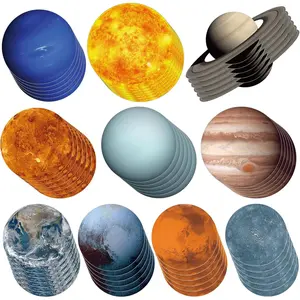 60 count Solar System Cutouts for Bulletin Board 9  Galaxy Wall Decal Solar System Decor for Bedroom  Classroom Outer Space Decoration Universe Theme Party Earth Day Bulletin Board Decor