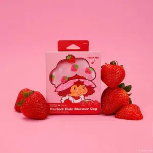 Strawberry Shortcake Shower Cap Pink Pastel