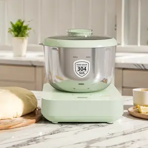 Sunvivi Electric Dough Maker with Weighing Function 5.2QT Stainless Steel Bowl Low Noise Operation Household Bread Maker Kitchen Kneading Machine
