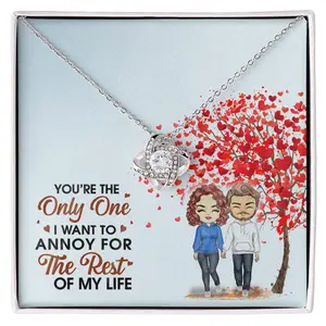 My Only One | I Want To Annoy.. - Love Knot Necklace