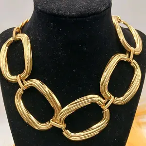 Gold Digger Large Hoop Necklace