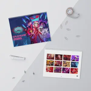 Hazbin Hotel TV Series 2026 Wall Hanging Calendar, Gift For Fan