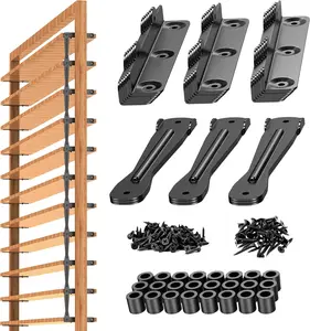 Louver Hardware Kit Metal,Heavy Duty Complete Set for Louver Shutters, Outdoor Blinds, Deck Sunblind Systems(1 Set)