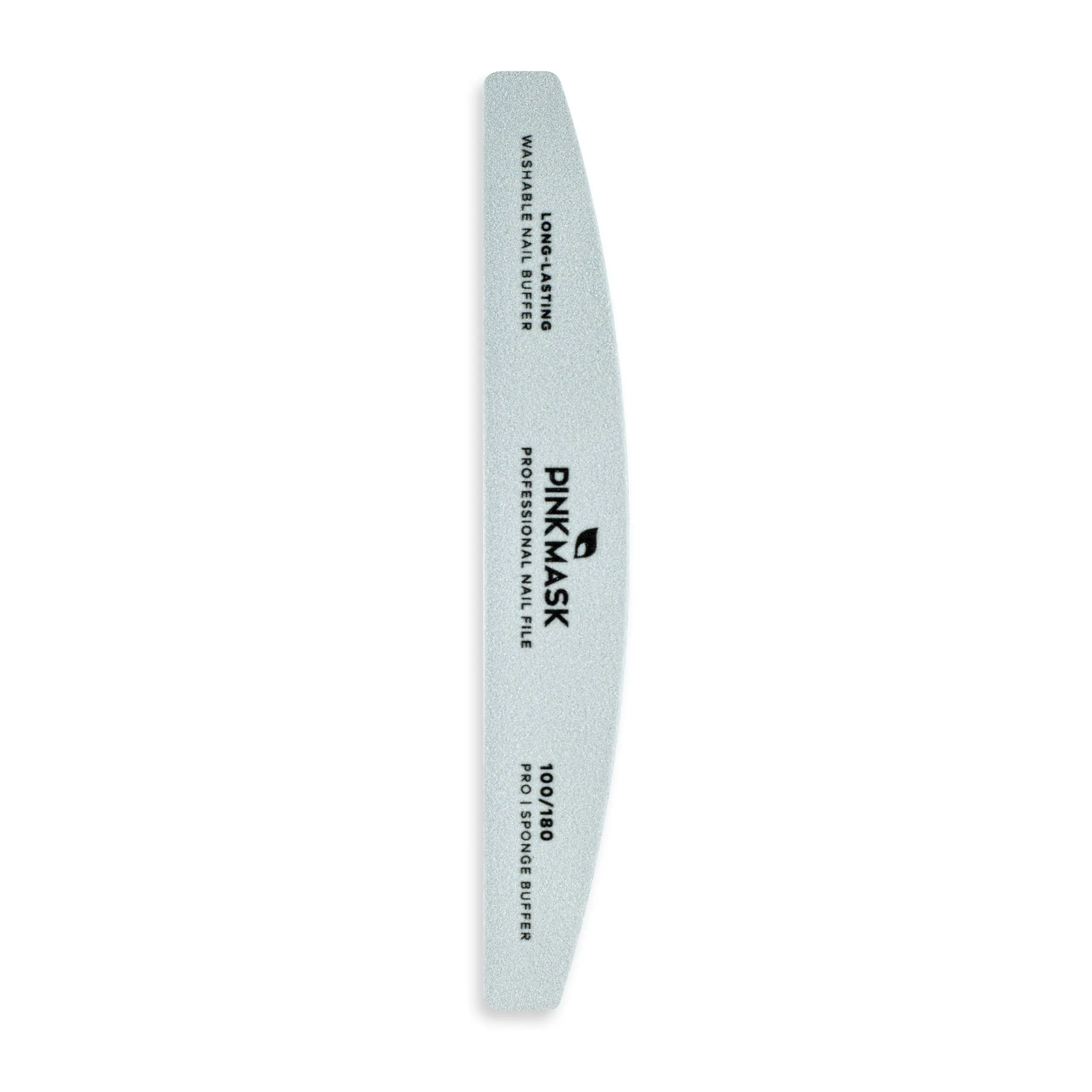Zebra File and Buffer Block, 100/180 Grit Double-Sided Manicure Tool for Smoothing Gel and Acrylics, Professional Nail Care
