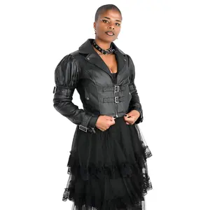 Meadow Puff Sleeve Moto Jacket