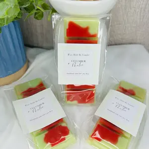 Cucumber Melon Wax Melt - Handmade with 100% Soy Wax - Refreshing Scent for Home Fragrance