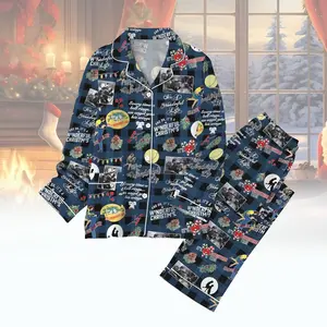 DS- Its A Wonderful Life Movie Pajamas, Lasso The Moon Xmas Pajamas, Christmas Movie Holiday Pajamas, Moon and Stars Family Pajamas