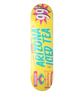 Yellow & Pink Bodega Skateboard Deck