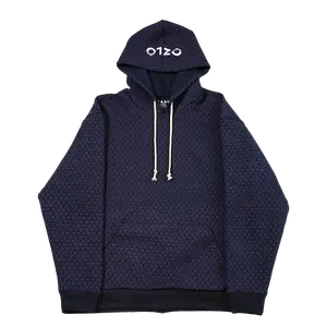 Ozlo Cloudflex Hoodie: Deep Purple Tile Print Edition