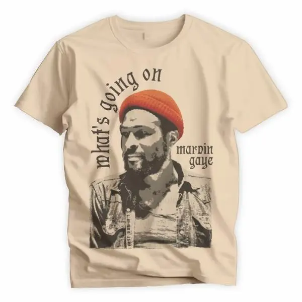 Marvin Gaye What's Going On T-Shirt – Vintage Motown Graphic Tee Gift for Music Fans