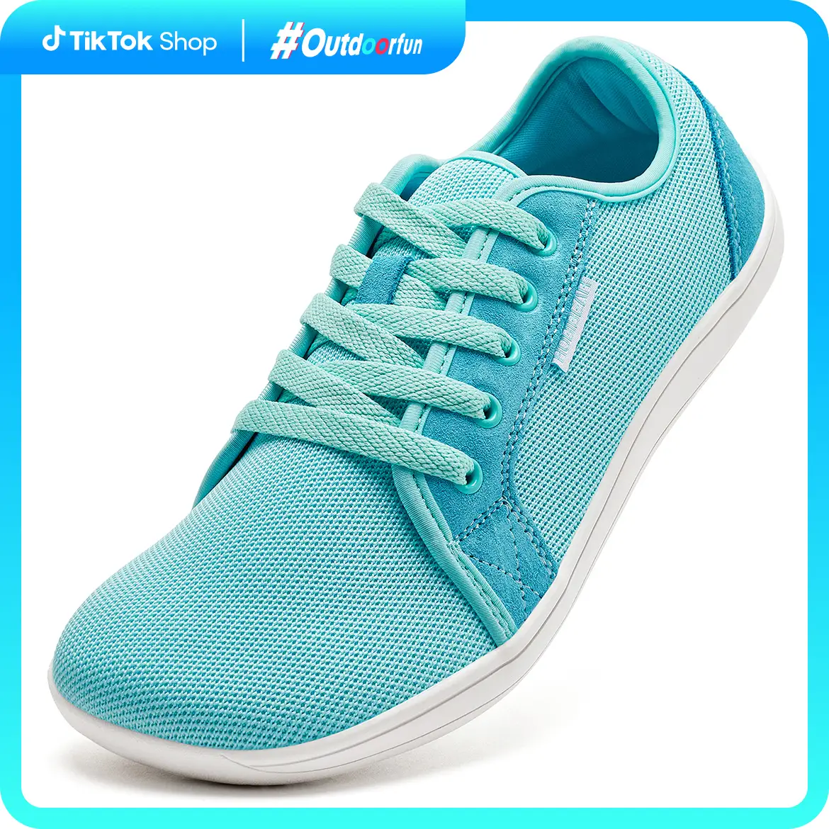 HOBIBEAR Womens Mens Minimalist Wide Toes Barefoot Shoes | Zero Drop | Wide Width Fashion Sneaker Footwear mens shoes Sky Blue #outdoorfun