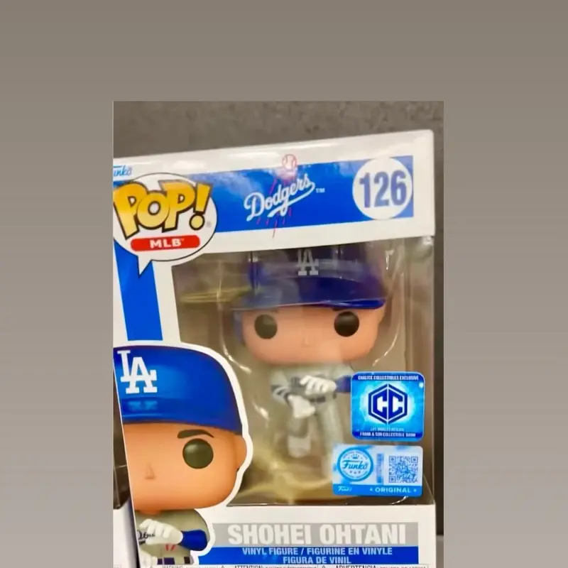 Funko Pop Vinyl Figure - Los Angeles Dodgers Ohtani, In-Person Only Chalice Exclusive, Limited Edition Sticker Version