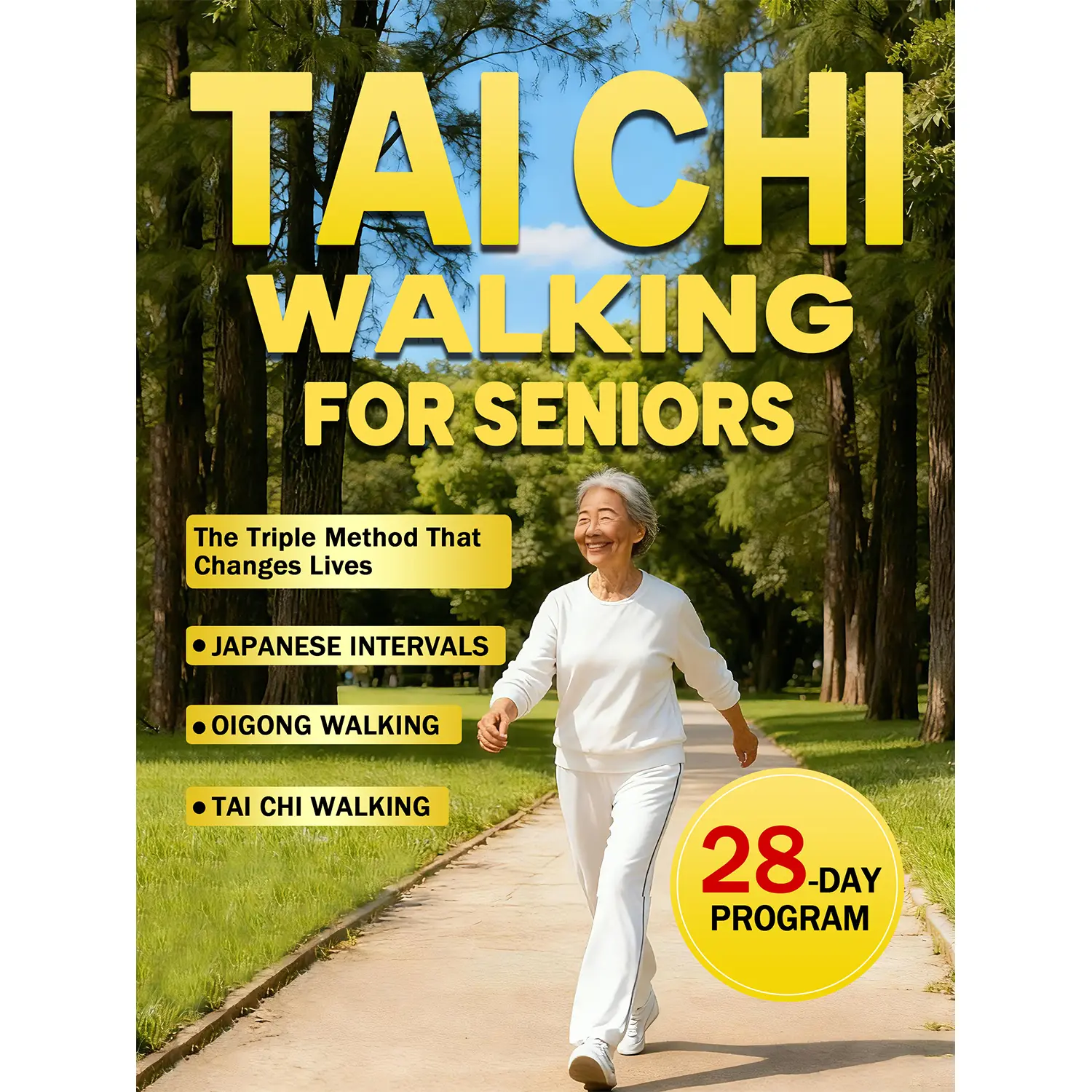 Tai Chi Walking for Seniors Over 60: Gentle 10-Minute Daily Routines to Improve Balance, Prevent Falls & Feel Younger — Safe 28-Day Plan to Walk with Confidence, Regain Strength & Stay Independent