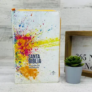 Biblia Promesa Rvr 1960 Letra Grande Manual Cierre Indice Blanco