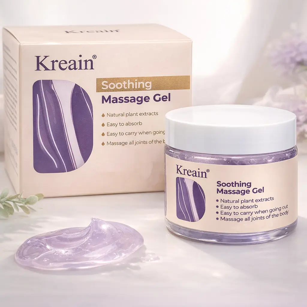 Kreain Soothing Joint Rapid Relief Herbal Massage Oil Gel - Plant-Powered Wellness Treatment with Emu Oil, Safflower, Turmeric for Neck, Knees, Fitness Lifestyles, 35-Month Shelf Life