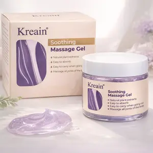 Kreain 2 Soothing Joint & Muscle Gel for Neck, Back, Knees, Hands – Plant-Powered with Emu Oil, Safflower, Turmeric for Active Lifestyles