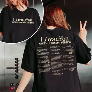 I Love You Xaden Riorson TShirt/Sweatshirt/Hoodie, Fourth Wing Empyrean Series Apparel, Dragon Rider Fantasy Outfit, Bookish Romance Design, Perfect Gift for Readers