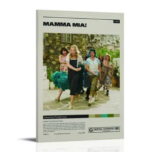 Mamma-Mia! Poster Posters Music Album Cover Posters Canvas Wall Art High-Resolution Vintage Band & Artist Prints for Room