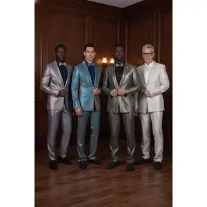 Durban Shiny Suit Formal Blazer Pants Matching
