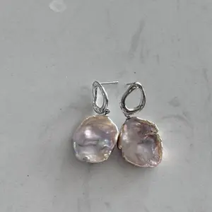 Petal Freshwater Pearl Earring