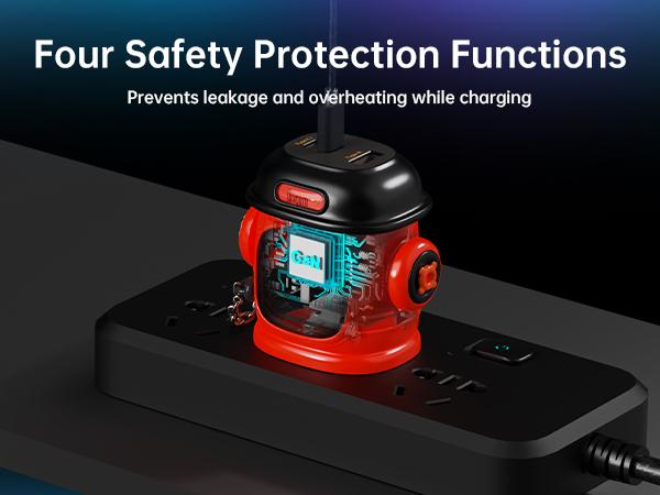 Divoom Dipow 65W USB-C Charger 3-Port Fast GaN Charger with DIY Pixel Display Foldable Compact Wall Block Power Adapter for iPhone 16/15 MacBook iPad Galaxy S23/S24 Switch Red (with 100w Cable) Charging Electronic Cellphone Smartphone Portable Multi-Port