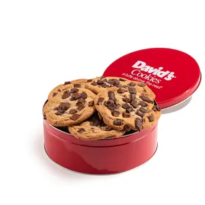 David's Cookies Fresh Baked Jumbo Cookies - Cookie Gift Tin - 2 lb