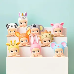 Style Animal Hipper Blind Box Mini Figure – Kawaii Collectible Doll for Laptop & Desk Decor, Cute Aesthetic Surprise Gift, Gift Secret