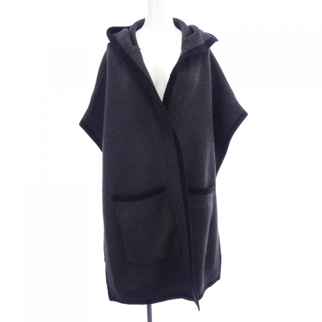 Pre-owned BURBERRY Cashmere Small Leather Goods Blend Cape