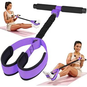 KUZARO Upgraded Pedal Resistance Band – Durable Latex Tubes, Soft Foot Pedals, Sit-Up & Stretch Fitness Equipment summervibes