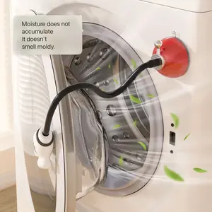 Roller Washing Machine Door Ventilation Holder, Washer Door Support Anti-Collision Limiter Clip, Mold-Resistant Suction Cup Door Stopper