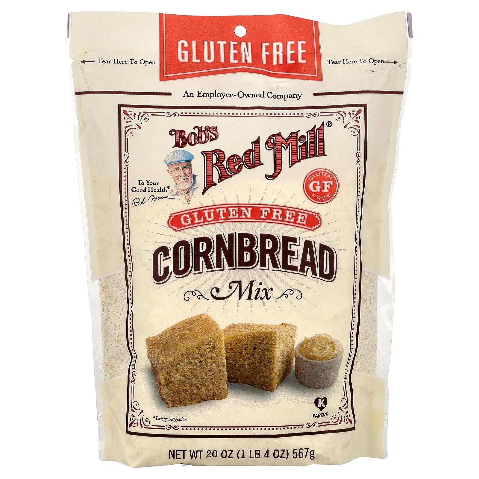 Bob's Red Mill Cornbread Mix, Gluten Free, 20 oz (567 g)