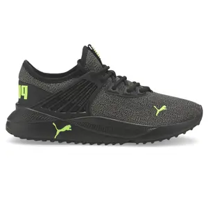 PUMA Mens Pacer Future Knit Lace Up Sneakers Shoes Casual - Black