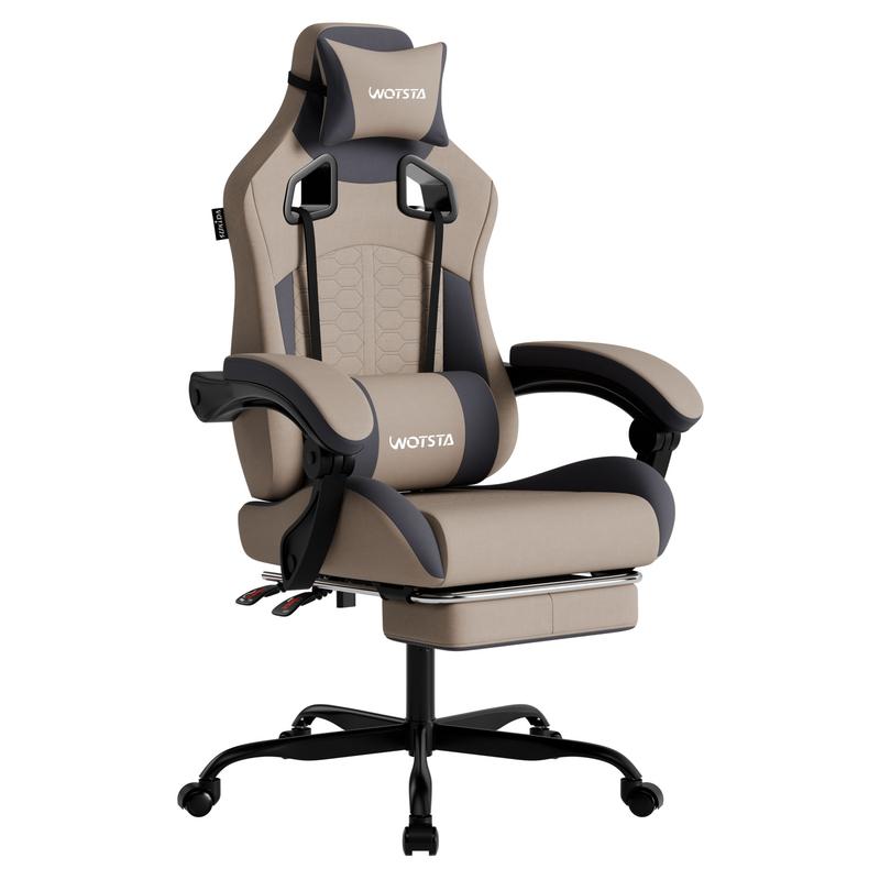 SUIKDA Gaming Chair,Ergonomic Gaming Chair High Back Office Chair with Lumbar Support and Adjustable Armrests 360° Swivel Racing Chair