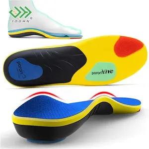 High Elasticity Shock Absorption Breathable Sweat Absorption Thickened Comfortable Running Basketball Sports Insoles