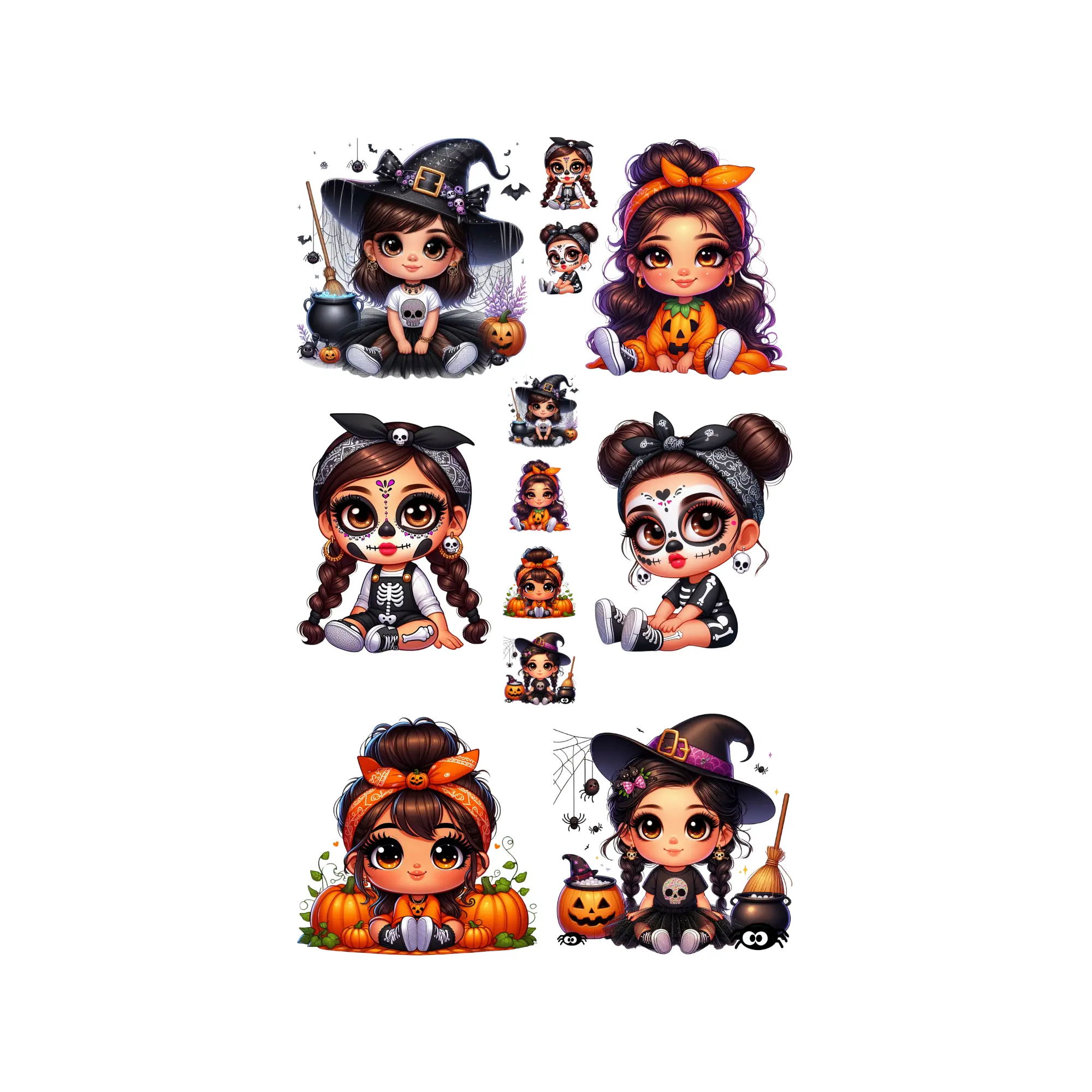 Halloween Transfers for Shirts DTF Hot Peel Gang Sheets for DIY Crafts