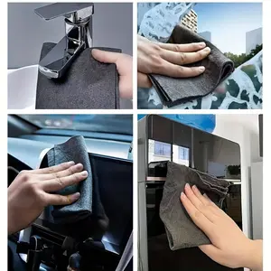 3/5 Pack Magic Cleaning Cloths - Streak-Free Glass & Mirror Wipes, Thick Microfiber, Cleaner-Free, Reusable