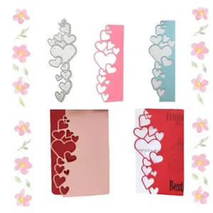 Heart Lace Border Metal Cutting Mold, DIY Handmade Decoration Embossing Tool, Craft Project Paper Cut Template, Art Supplies, Handmade Crafts