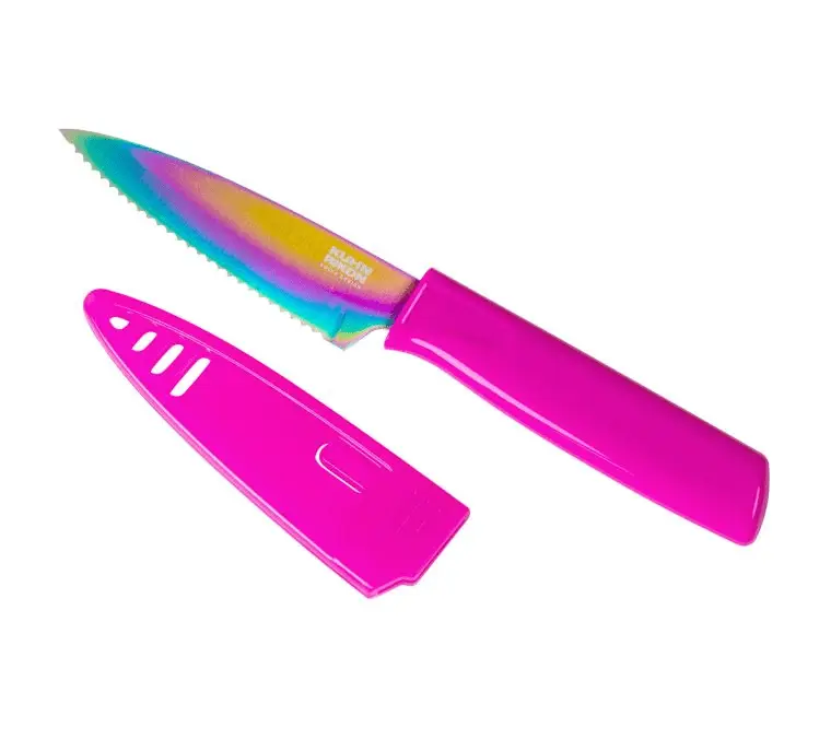 Kuhn-Rikon COLORI Serrated Paring Knife - 8" - Multiple Colors