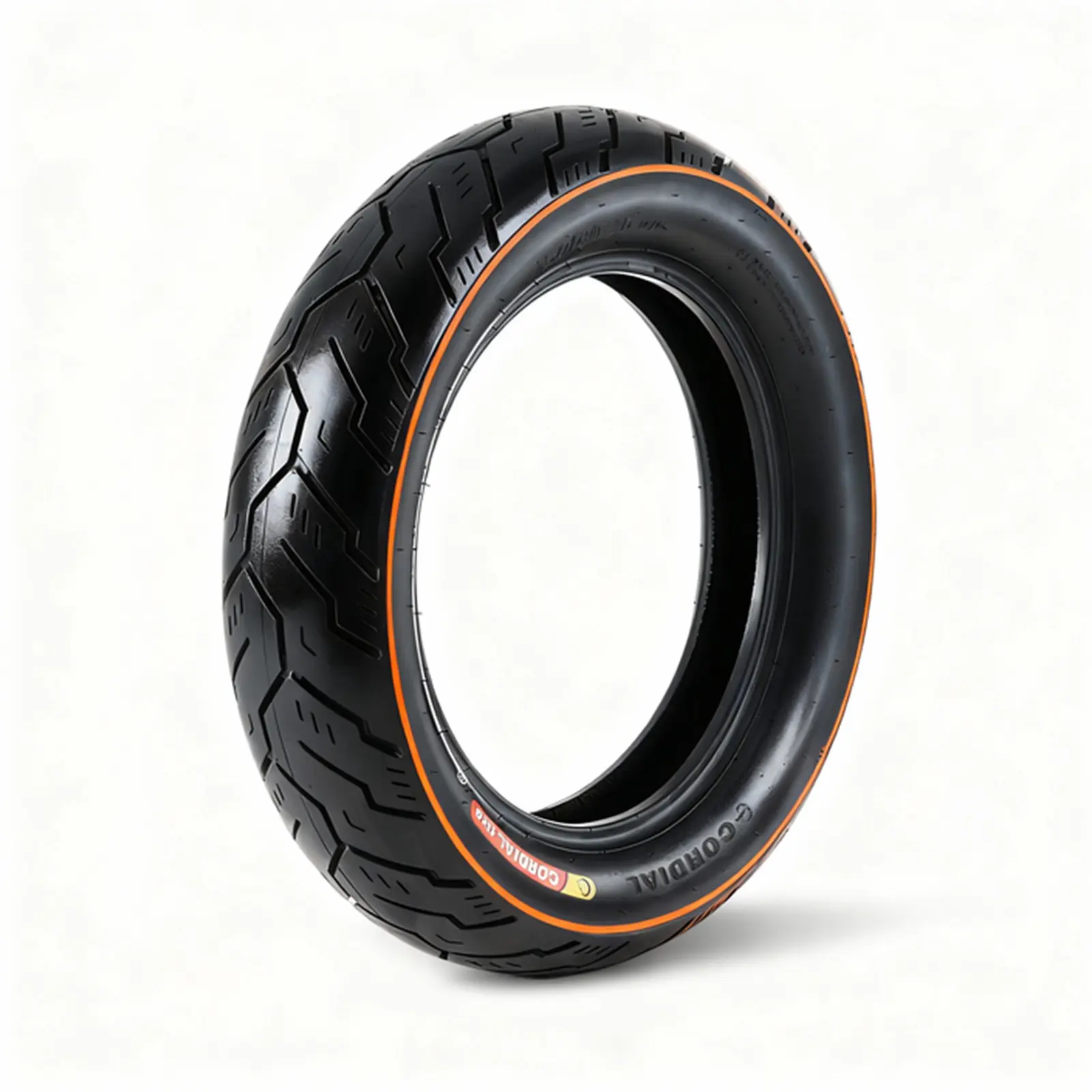 High Performance Motorcycle Tire Set – Tubeless, Enhanced Grip, Long Wear, Fits 16", 17", 18" Rims, Black Wall, 4PR Construction (130/80-17 Rear, 130/70-18 Front, 150/80-16 Rear)