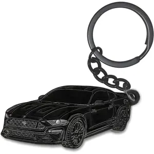 For Ford Mustang Keychain，For Ford Mustang Accessories 2015-2020，Metal Keychain