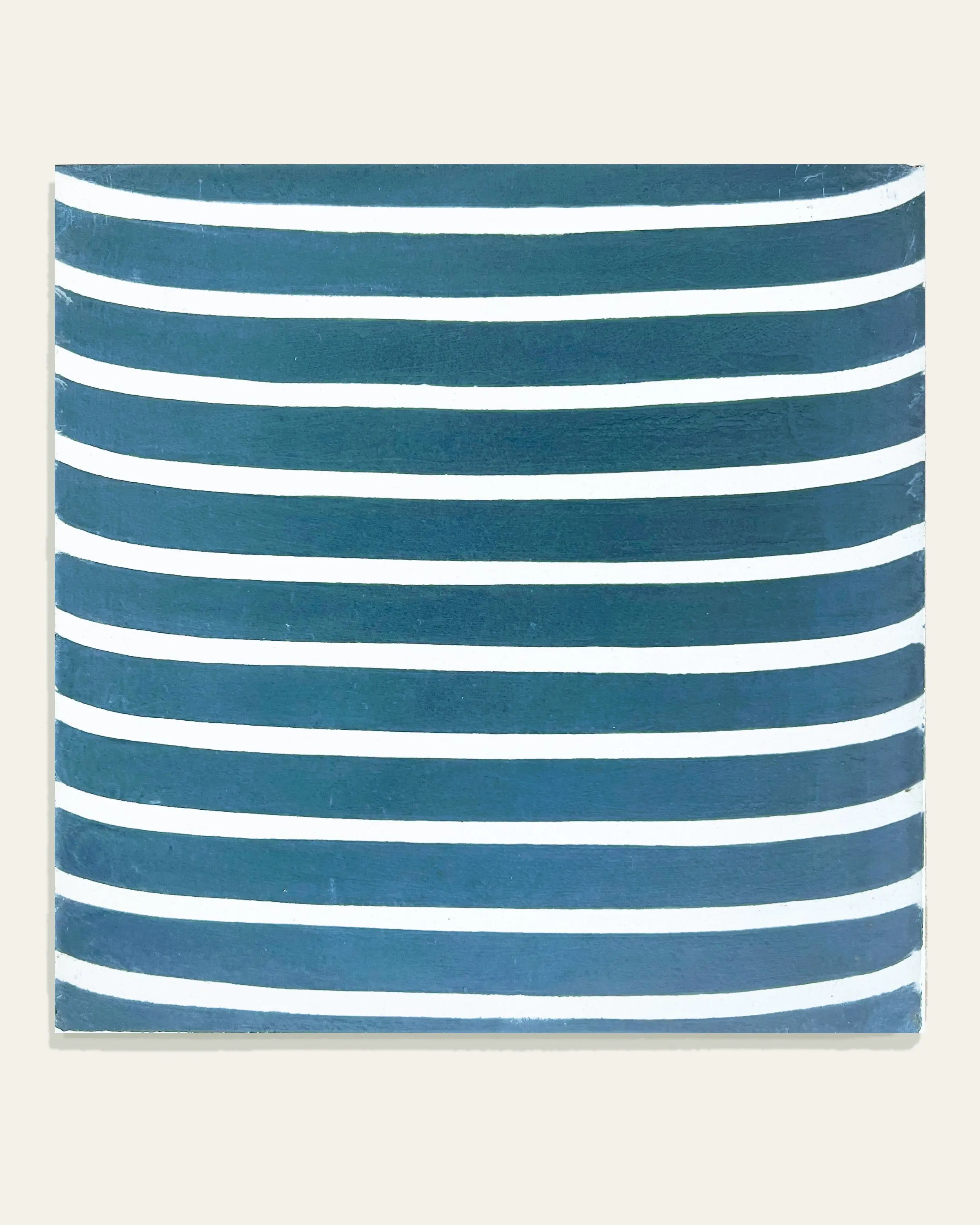 Seconds Sale - Waving - White - Blue - Cement Tile