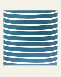 Seconds Sale - Waving - White - Blue - Cement Tile